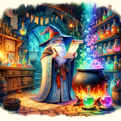 cropped-A-whimsical-wizard-in-a-flowing-robe-and-pointed-hat-is-standing-next-to-a-bubbling-cauldron-with-colorful-potions-brewing-The-wizard-is-holding-a-scpng